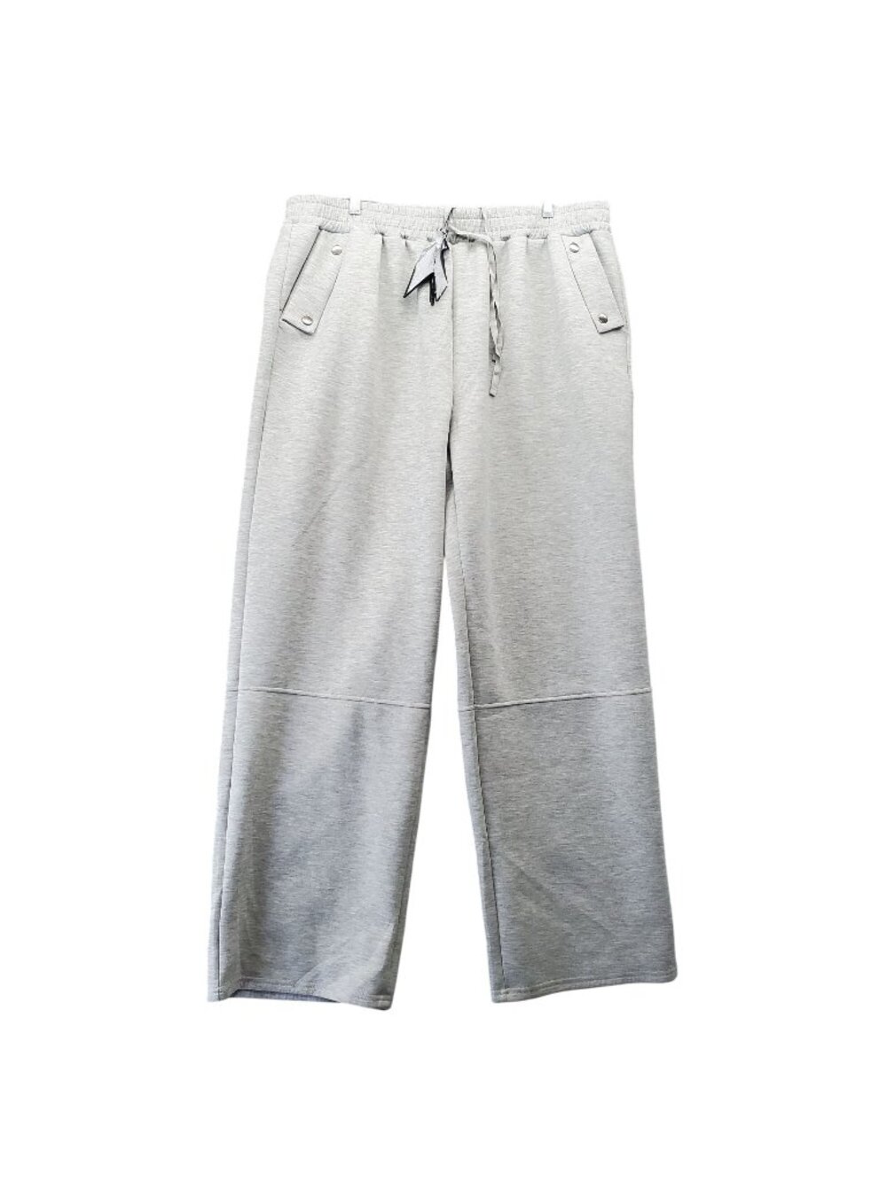 Coofandy Pants Mens 2XL Gray Casual Drawstring Pockets Polyester Blend Lounge